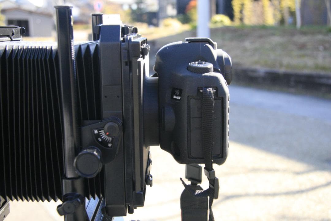 4x5カメラ用デジタルマウントアダプタforキヤノンEF