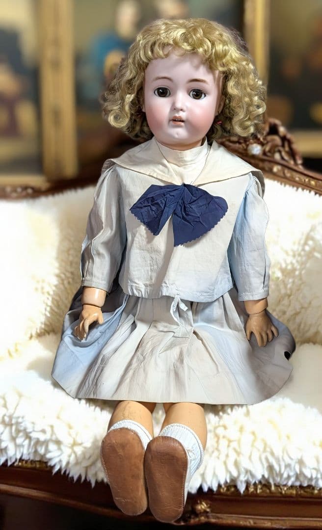 アンティーク　ビスクドール 　K & R 　SIMON & HALBIG　62㎝