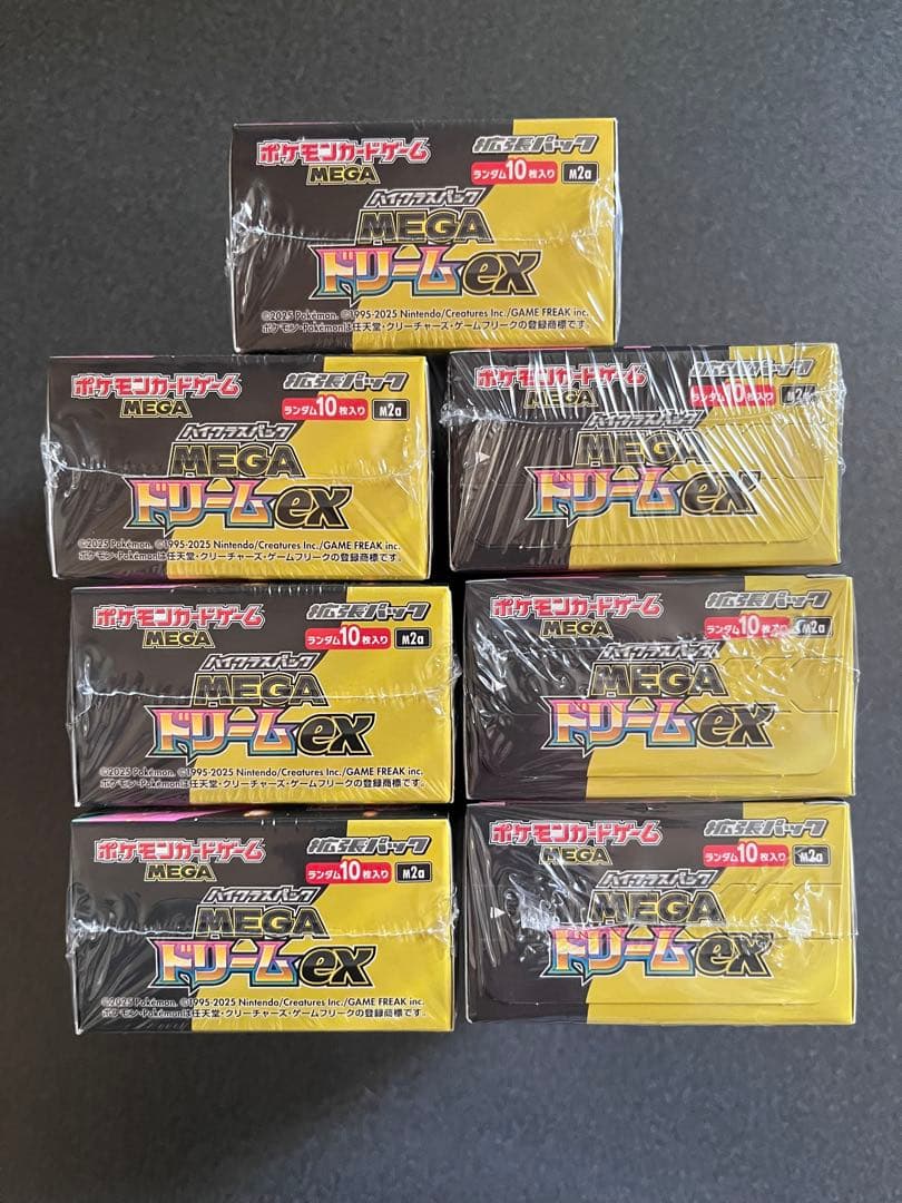 ポケモンカードゲーム　MEGAドリームex 7BOX 【シュリンク付】