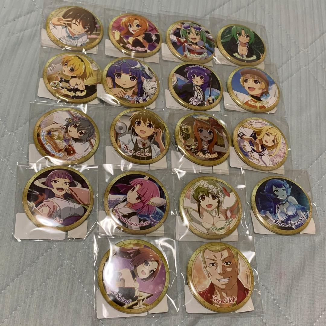 ひぐらしのなく頃に命 WEBくじ D賞 缶バッジ 全18種 コンプリート セット