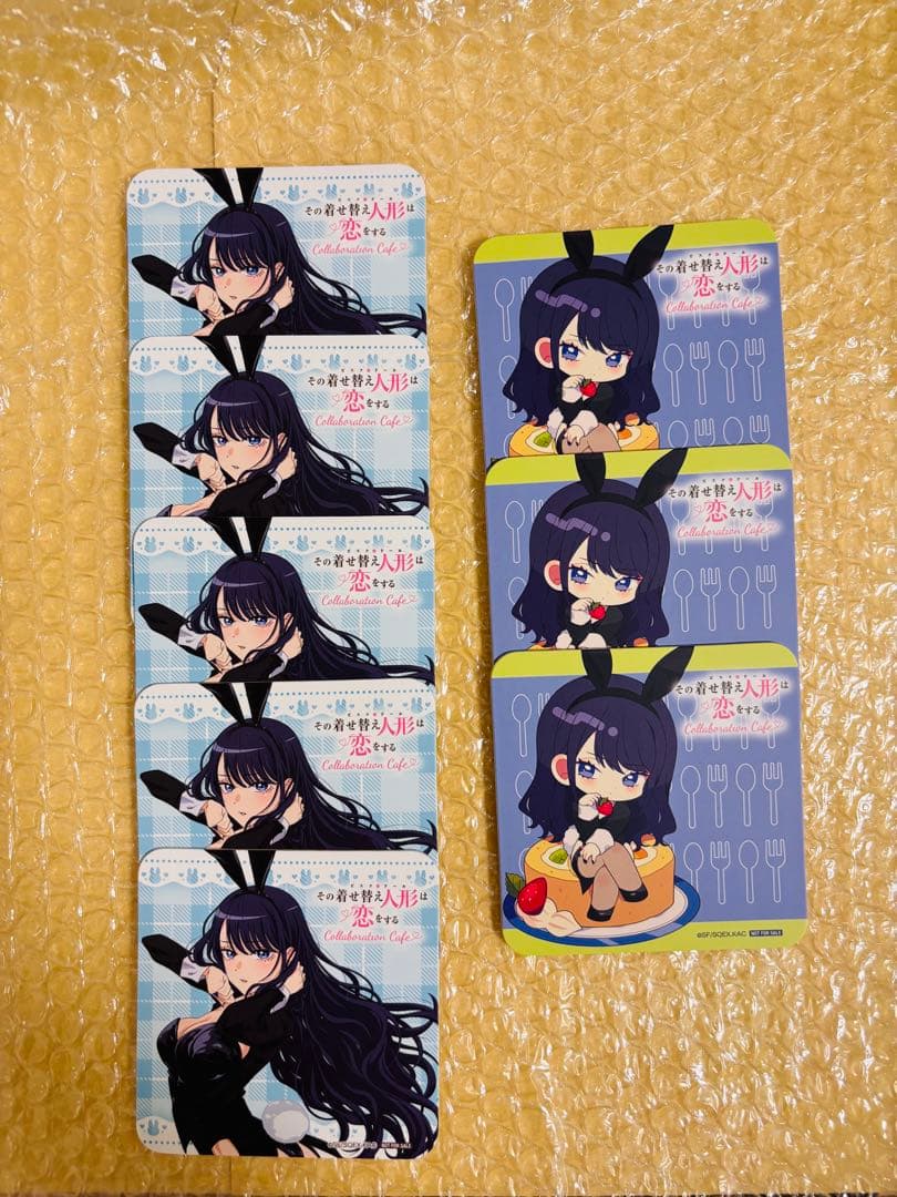 その着せ替え人形は恋をする 十六夜ありさ 特典 コースター 8枚