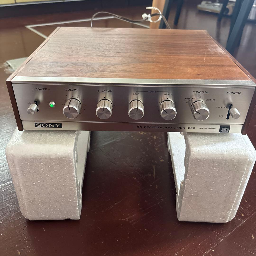 SONY SQ DECODER/AMPLIFIER 200 本体
