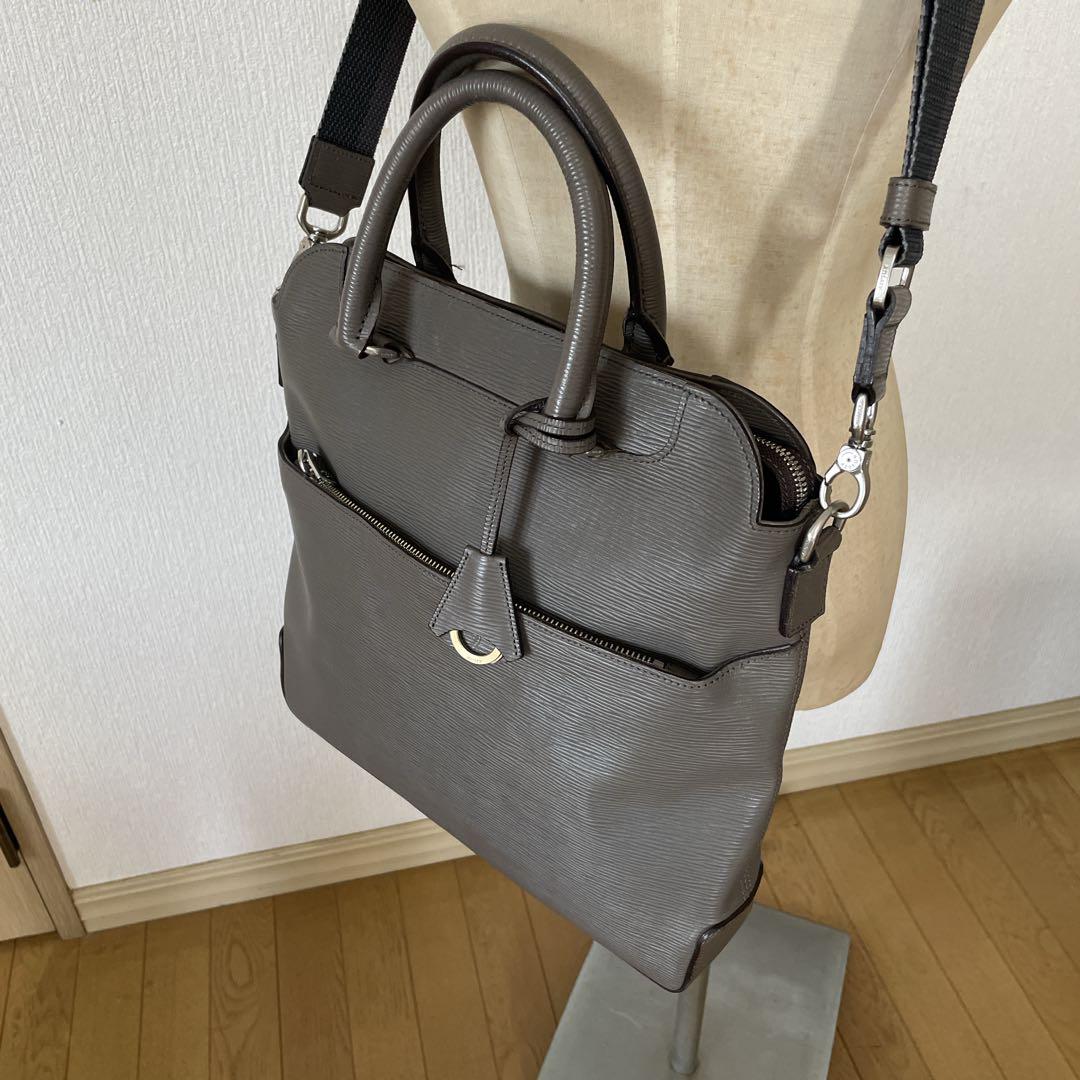 アニアリaniary 2WAYブリーフケース16-02002ウェイブレザー中古