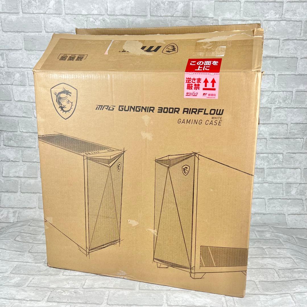 MSI MPG GUNGNIR 300R AIRFLOW WHITE　pcケース