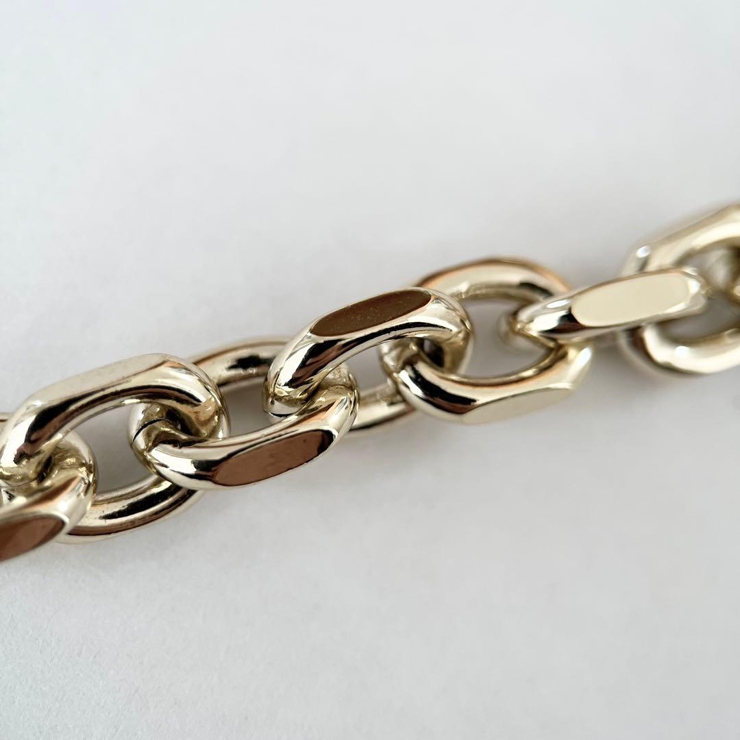 未使用品 メゾンマルジェラ チェーンウォレット ブラウン 財布 ミニ