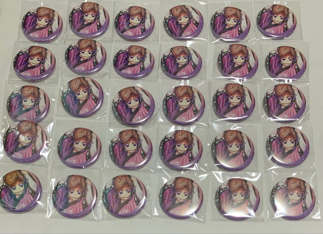 鬼滅の刃 阿波おどり 缶バッジ 胡蝶しのぶ