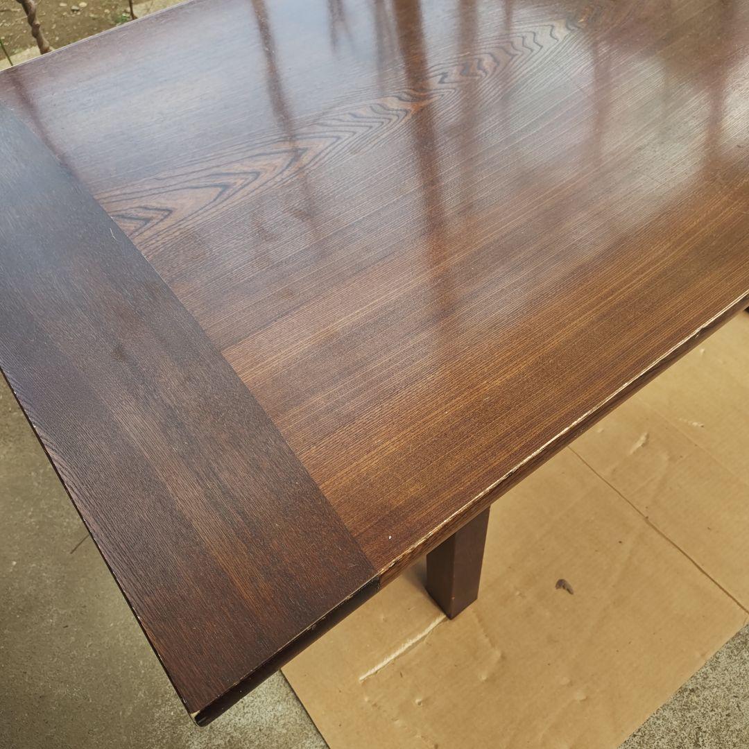 昭和レトロ　カリモク　高級ロー&ハイテーブル　切り替え式　ちゃぶ台　送料込