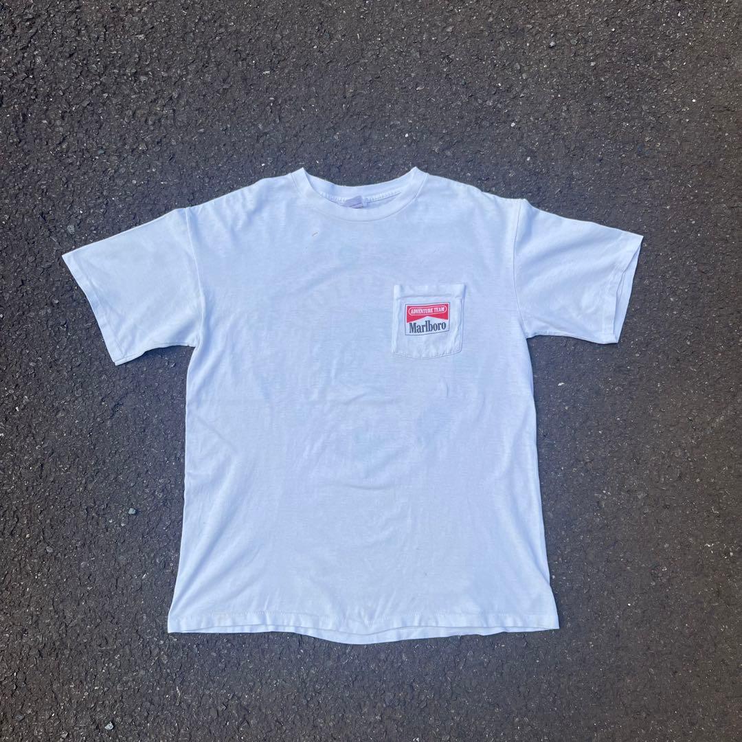 最終値下げ【90s】Marlboro ポケットTシャツ USA製 リザード