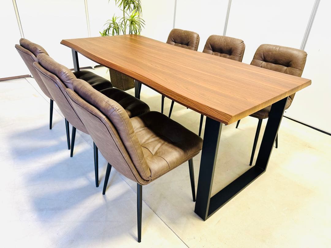 タンスのゲン ダイニングセット 7点セット 6人掛け 幅180cm