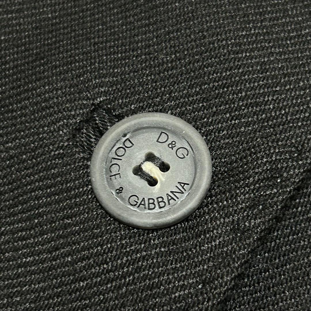 D&G DOLCE&GABBANA チェスターコート　レディース　ブラック