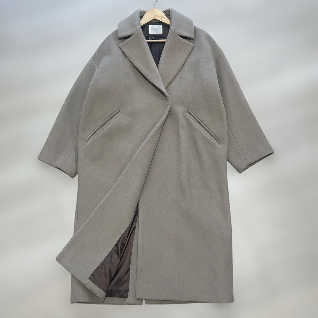 IENA イエナ　MANTECOオーバーチェスターコート　38 ベージュ