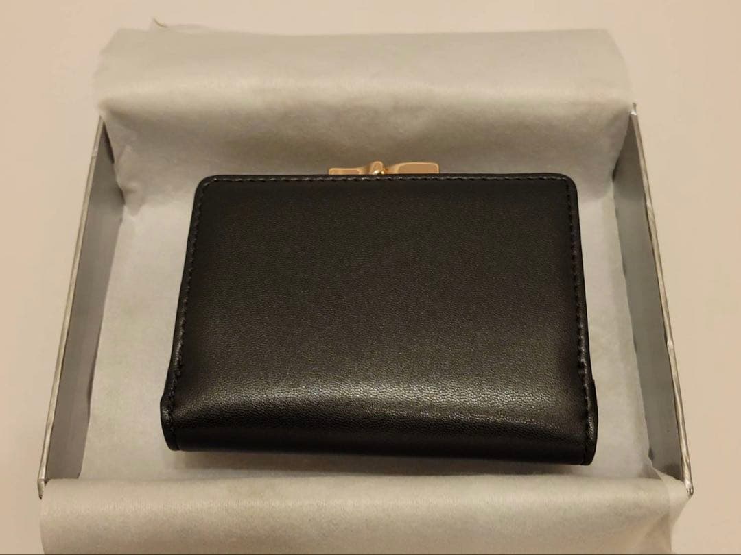 ボンバーズVivienne Westwood 三つ折り財布ブラック