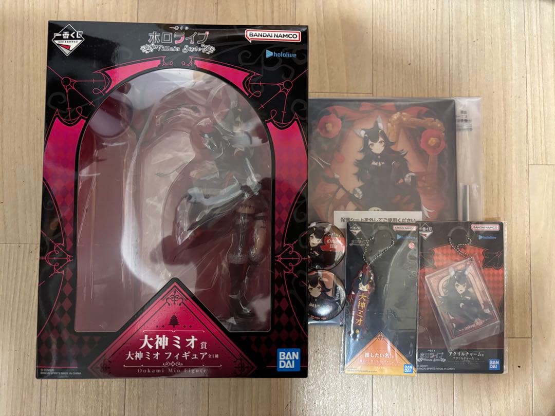 一番くじ　ホロライブ　フィギュア　大神ミオ　セット