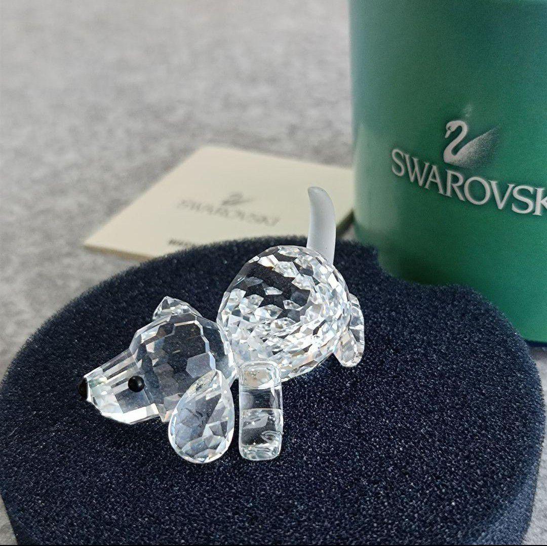 【SWAROVSKI スワロフスキー】犬☘ 置物 インテリア