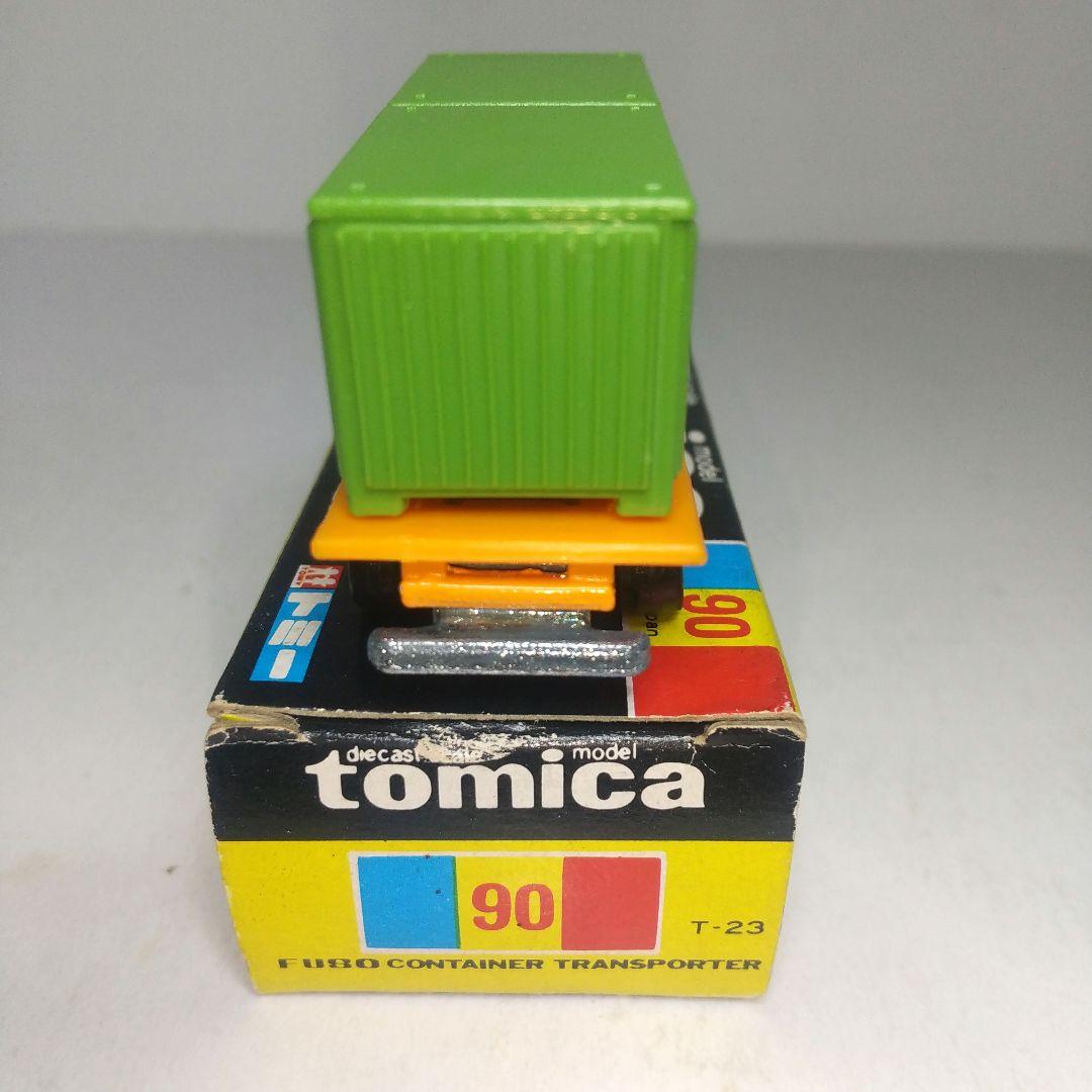 (3842)トミカ 黒箱 日本製 ふそう コンテナ 運搬車 国鉄仕様