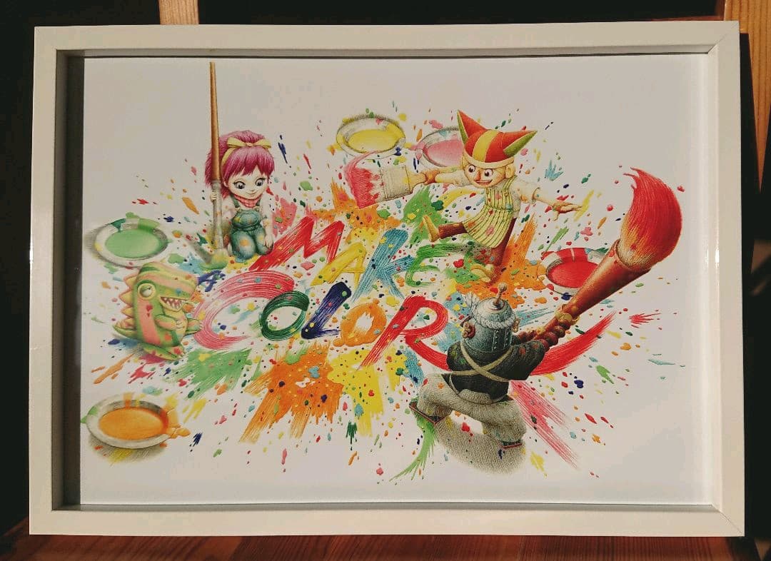 色鉛筆画「MAKE A COLOR」レプリカ