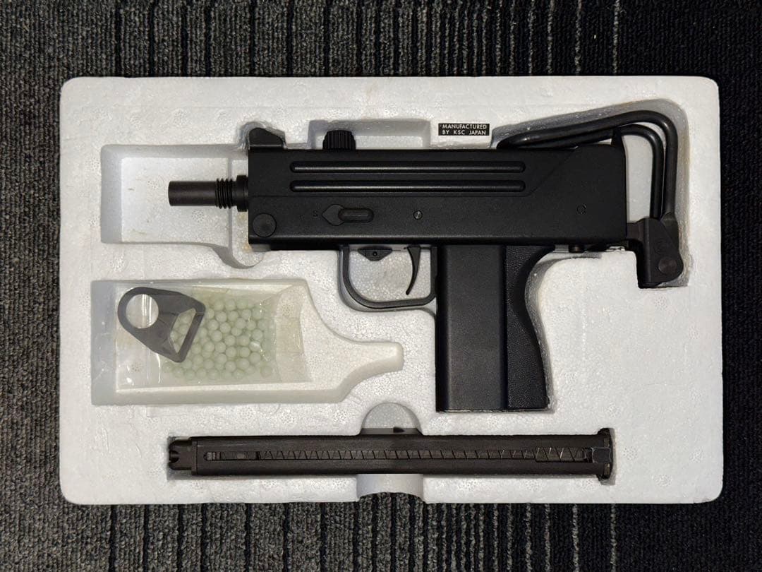 美品KSC イングラム M11A1 ガスブローバックガスガン＋KSCサプレッサー