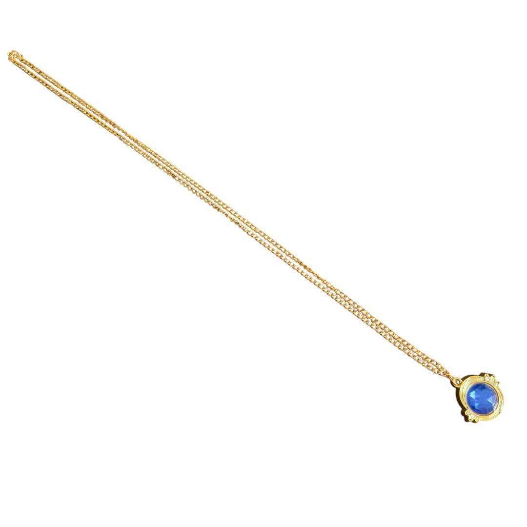 【平成レトロ】1990年代　セボンスター　ブルー　ネックレス　デッドストック