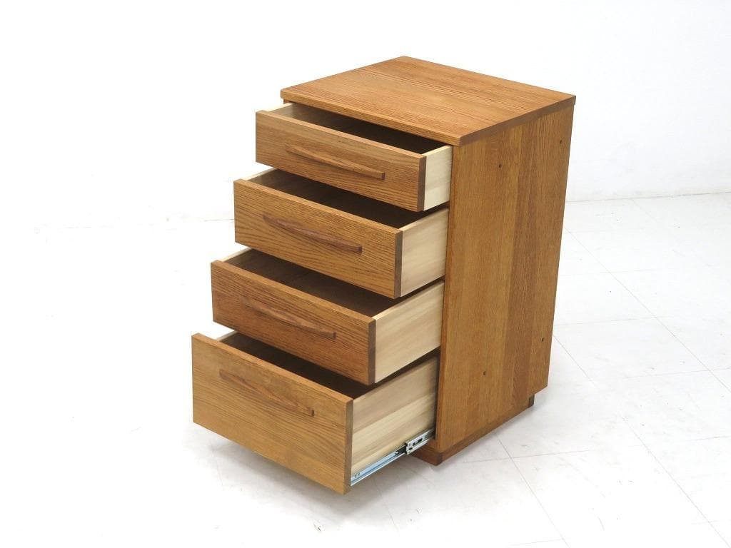 展示品　モモナチュラル　オーク材　チェスト　収納　キャビネット　北欧