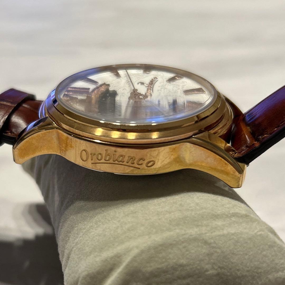 Orobianco オロビアンコ 自動巻き時計 スケルトン