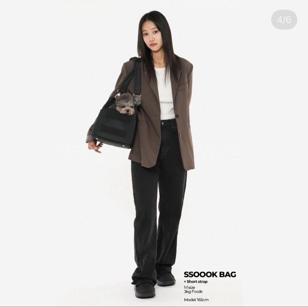 【新品】ssoook キャリーバッグM ブラック タグ付き