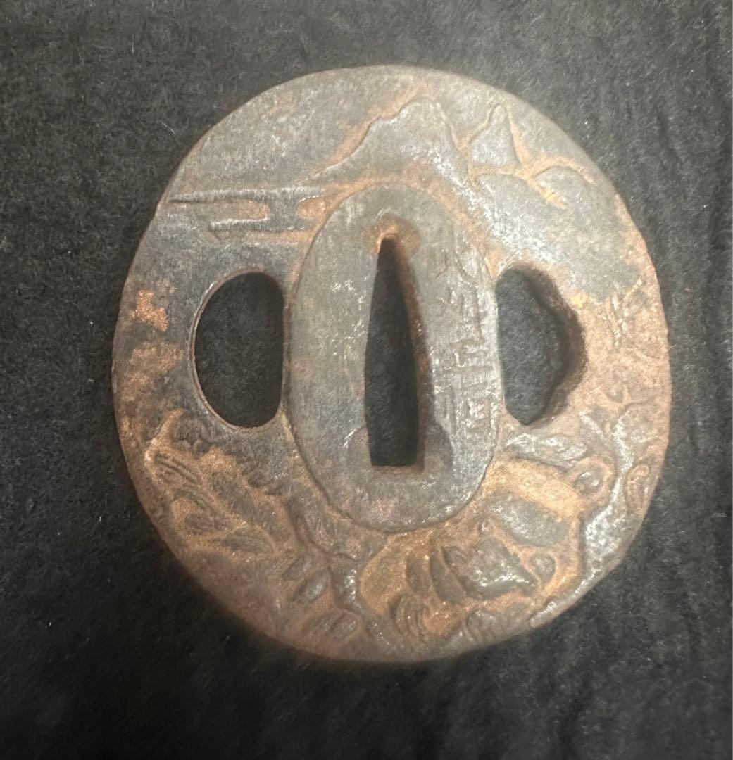 日本刀鐔 まとめ10枚　鍔 越前 武州正恒 刻印 竜 鳳図刀装具 時代物E267