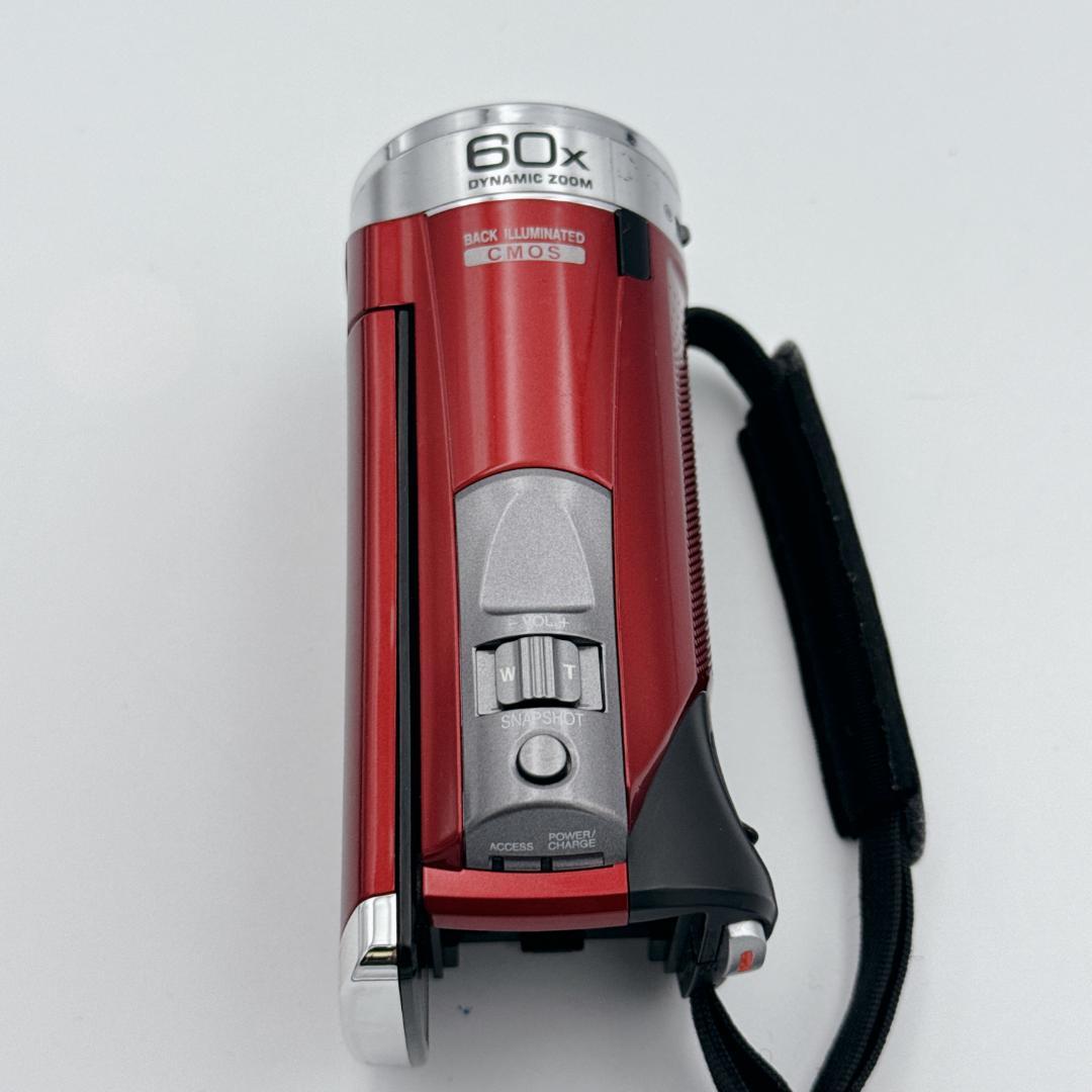 【美品】JVC Everio ビデオカメラ GZ-HM155-R レッド