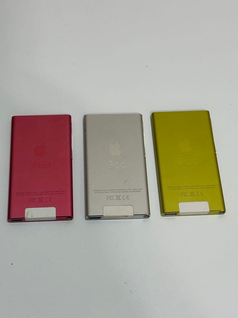 Apple iPod 3色セット ピンク・シルバー・グリーン3