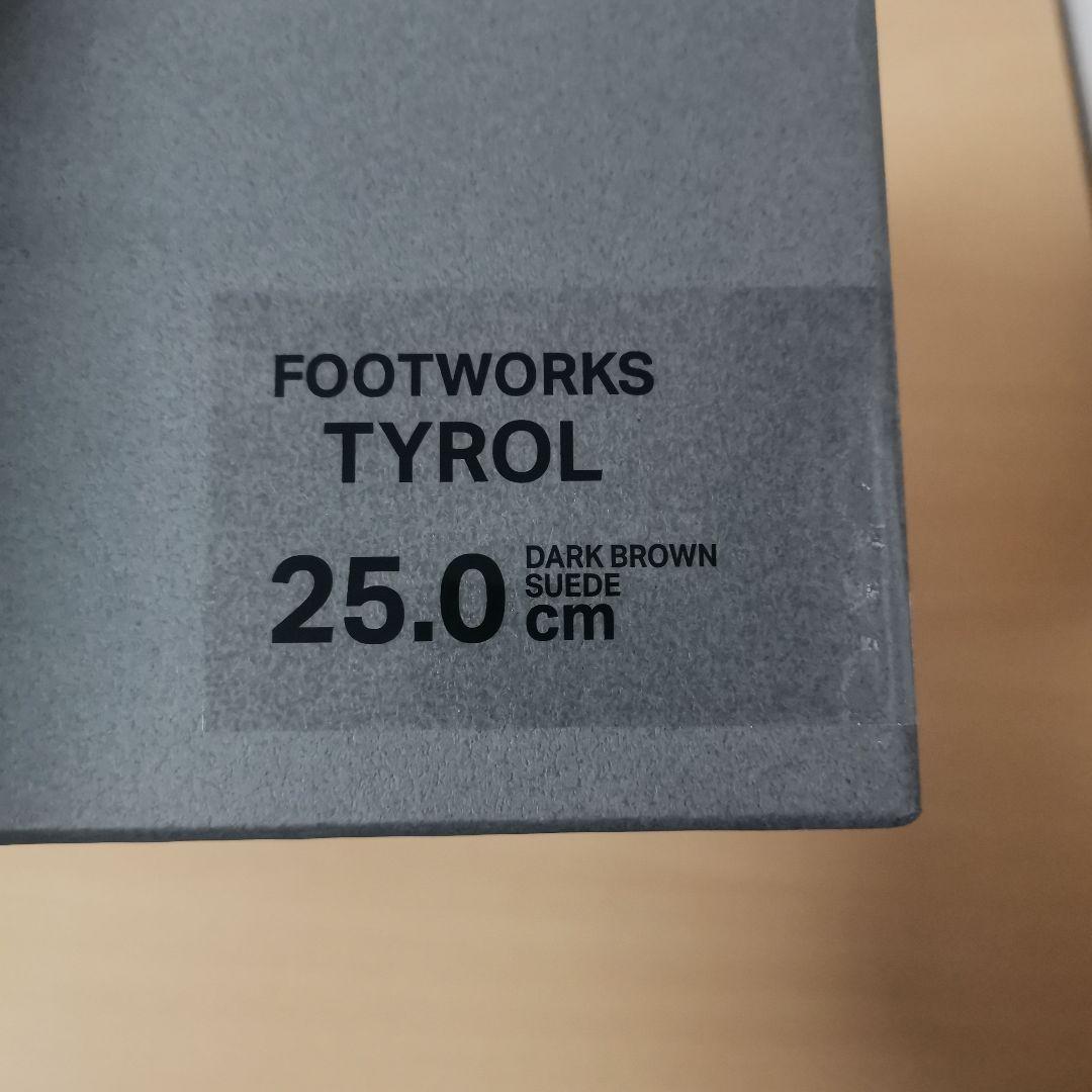フットワークス　チロリアン　スエードブラウン　25cm