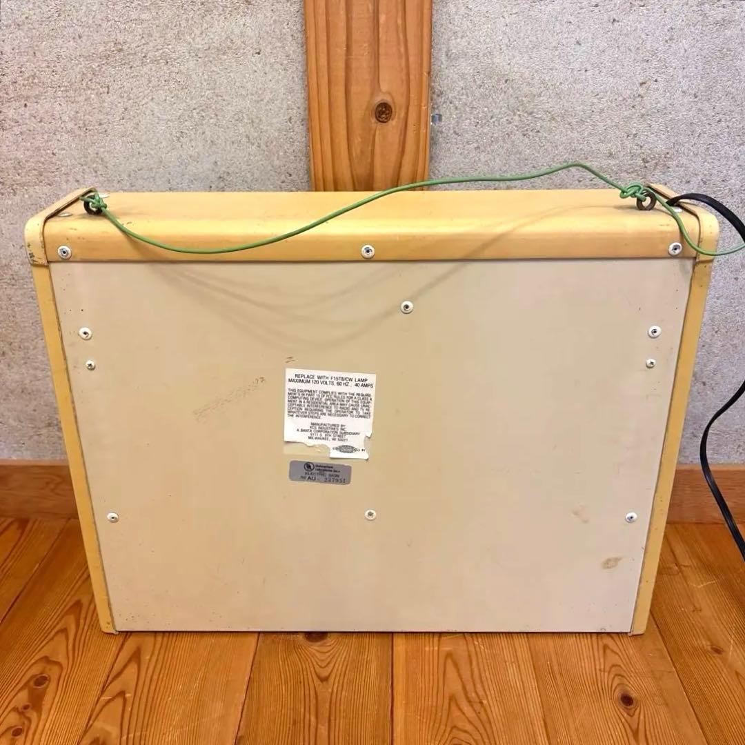 80年代　アイシーベア　モーション　看板　ランプ　ネオンサイン　USA アメトイ