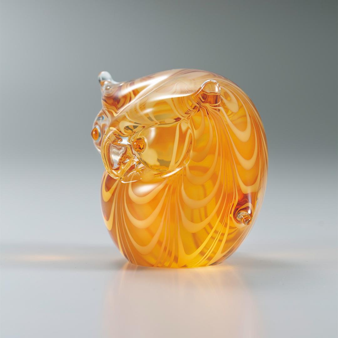 165,000円新品【アルスチェネデーゼ】古法縁起物 置物ムラーノガラスフクロウ