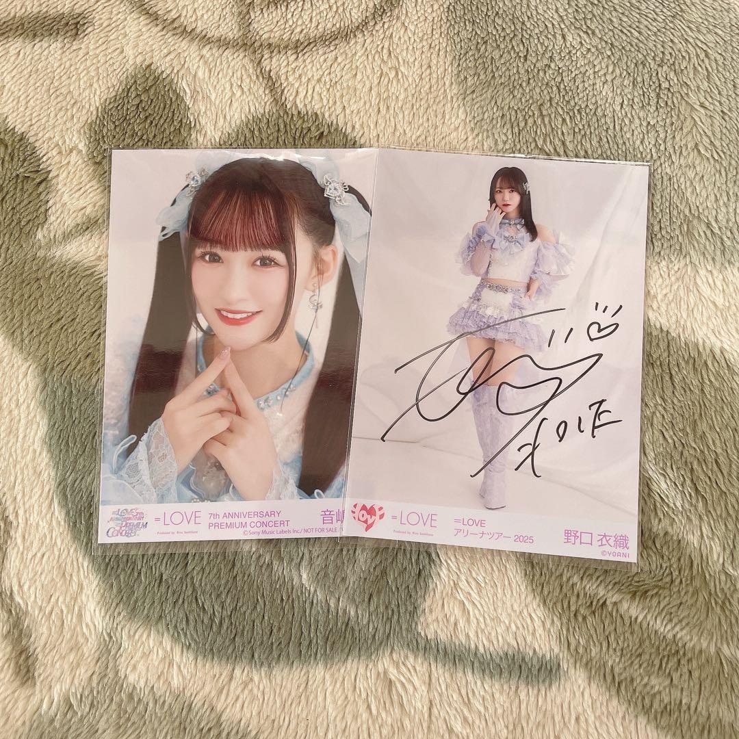 =LOVE イコラブ 野口衣織 アリーナツアー2025 生写真 直筆