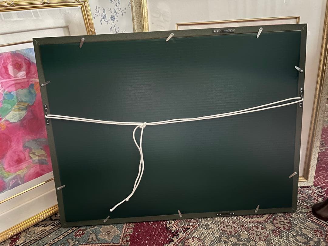 新品額　限定　大きめ64×48 ジニー・キム　版画　直筆サイン　NO. 証明書