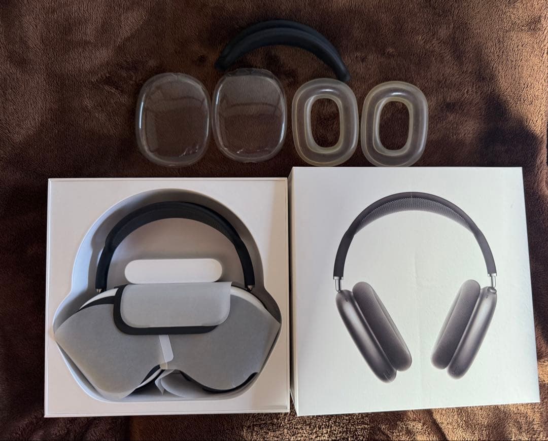 AirPods MAX スペースグレー Lightning 保証期限内ケース付き