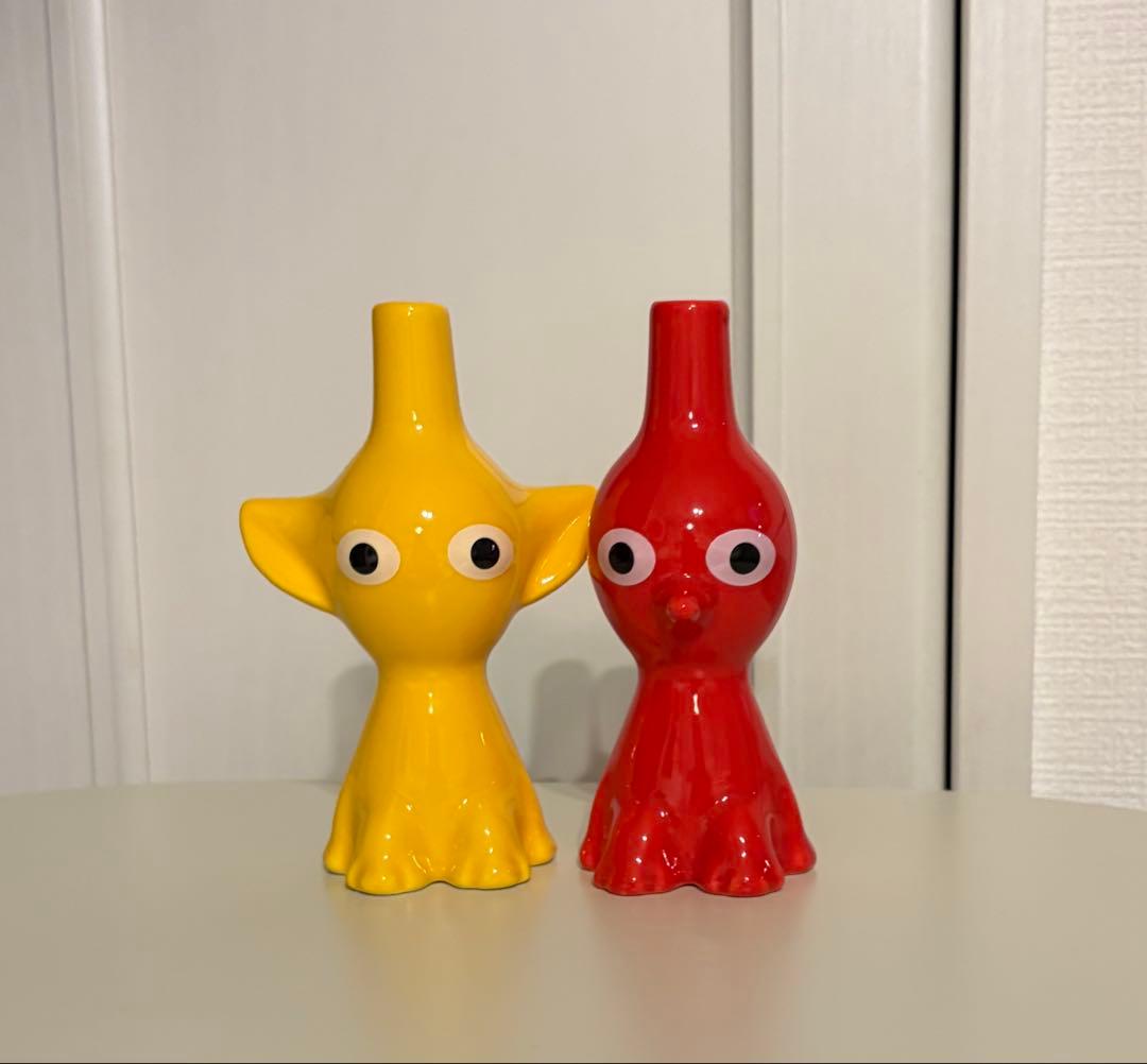 ピクミン 一輪挿し 花瓶 赤ピクミン 黄ピクミン ニンテンドーストア