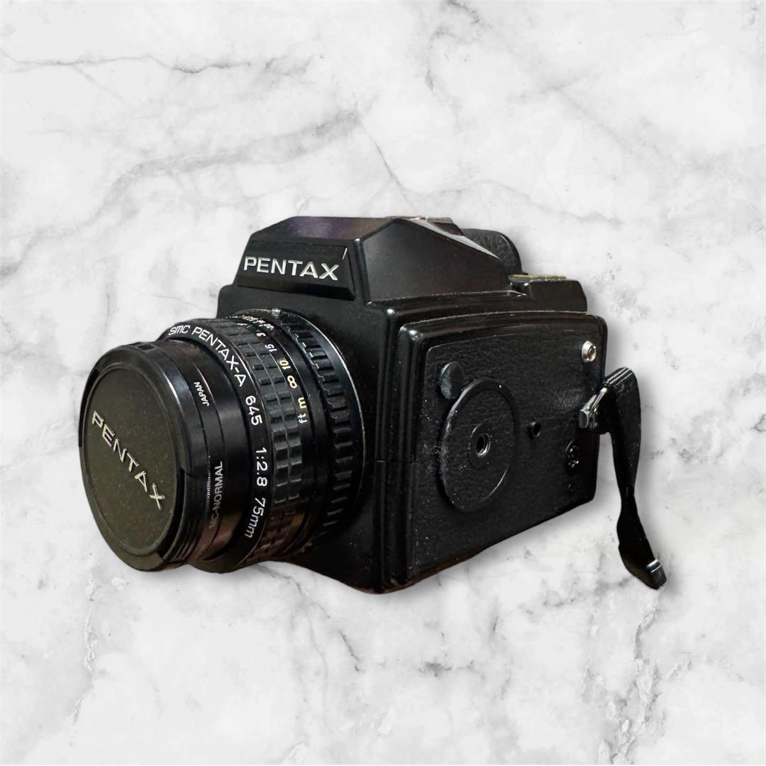 PENTAX 645 フィルムカメラ 75mmレンズ付き