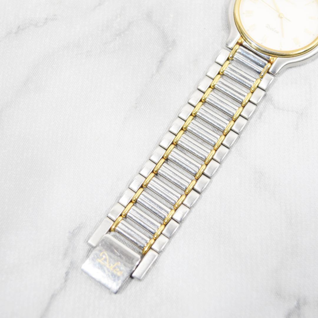 [美品 箱付] 1990年製 SEIKO セイコー ドルチェ メンズ 新品電池