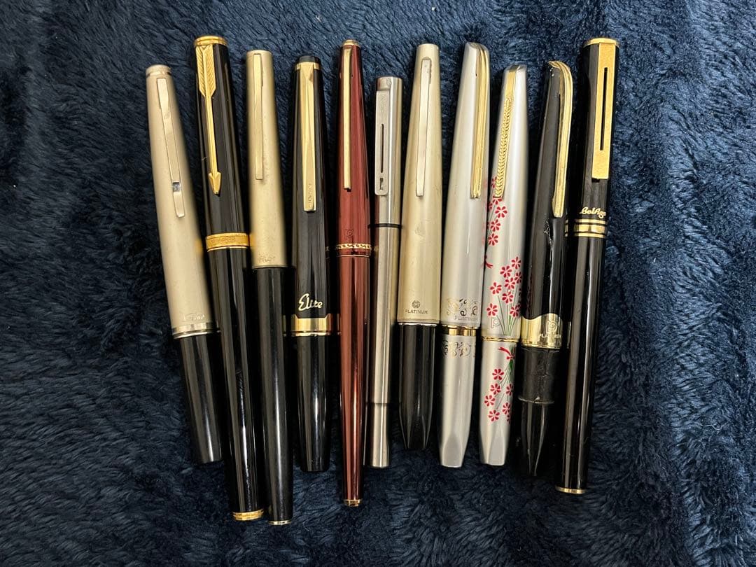 万年筆 まとめ売り pilot プラチナ パーカー 18k 14k
