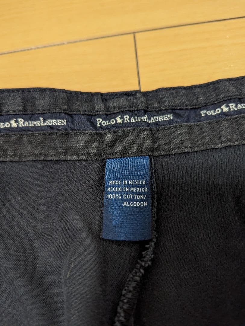 90s　ポロラルフローレン　ポロチノ　チノパン　ANDREW　ブラック　W36