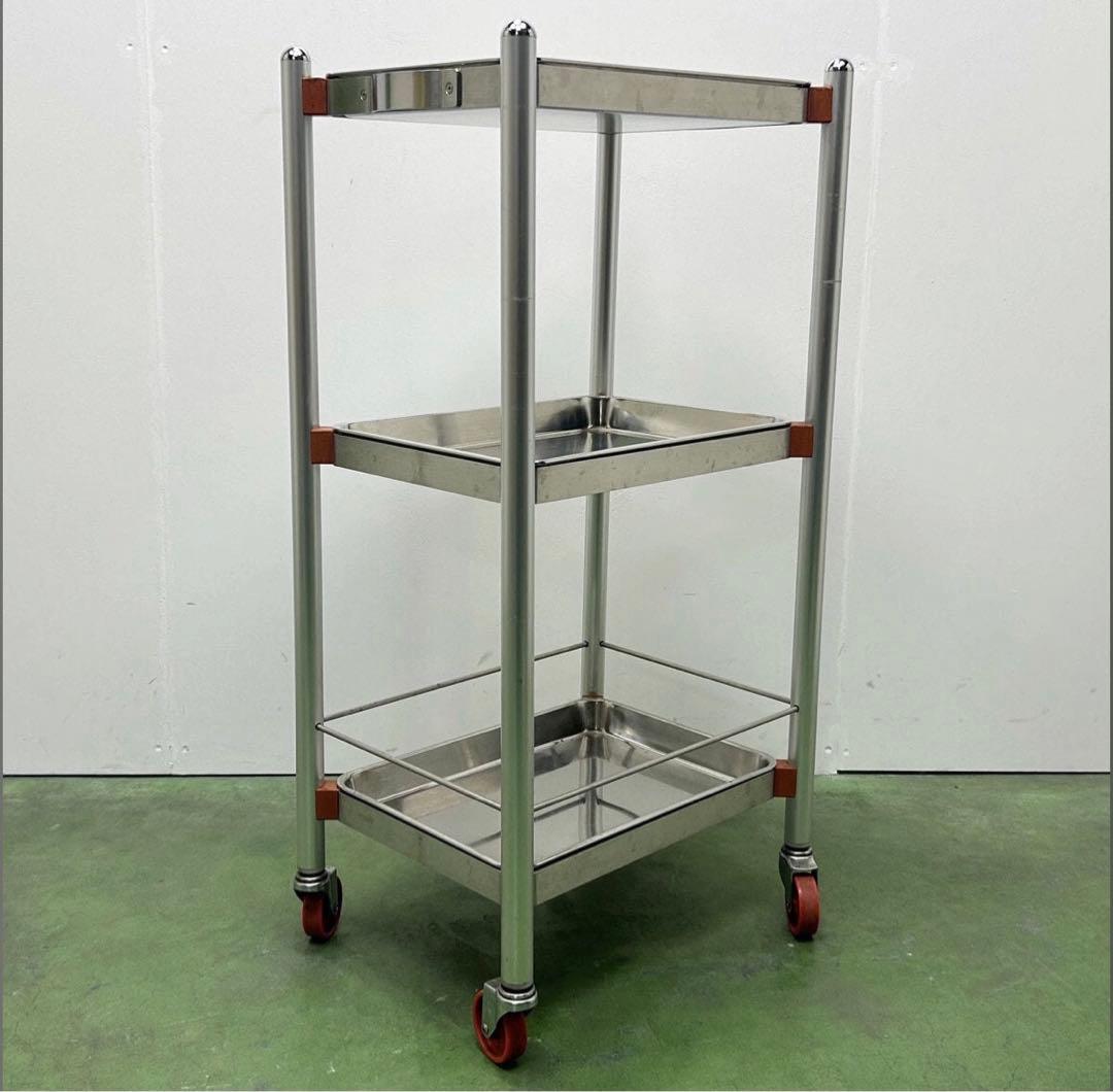 タカラベルモント　D GALLEY S ステンレス　ワゴン　中古　美容室　サロン