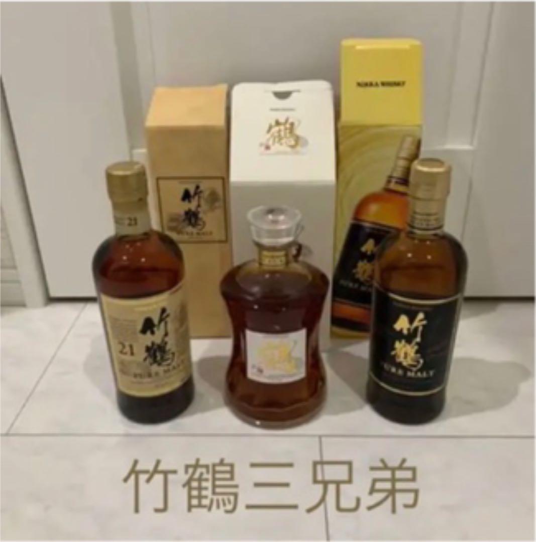 竹鶴ピュアモルト、鶴、竹鶴21年