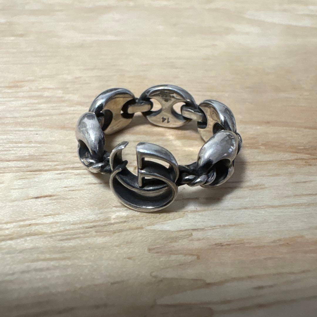 GUCCI グッチ メンズ リング 14号