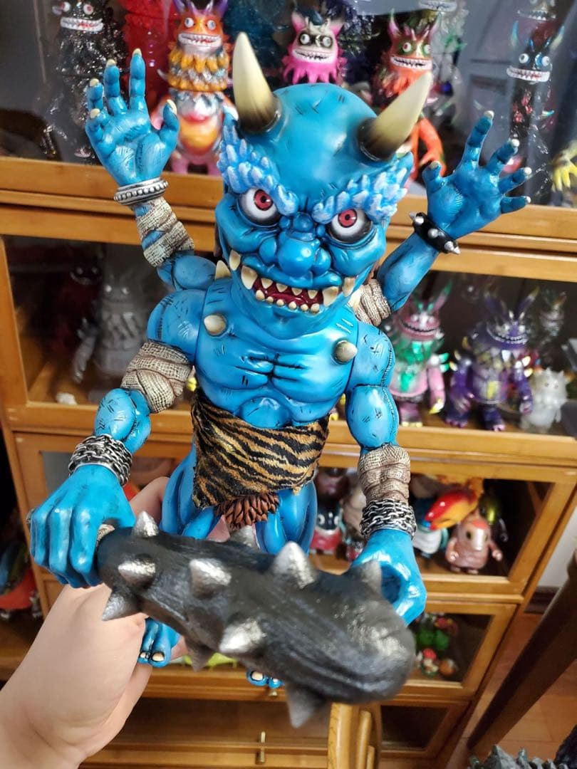 鬼入道　二期色　青竜エディション　デビル　怪獣　可動　ソフビ　フィギュア　限定