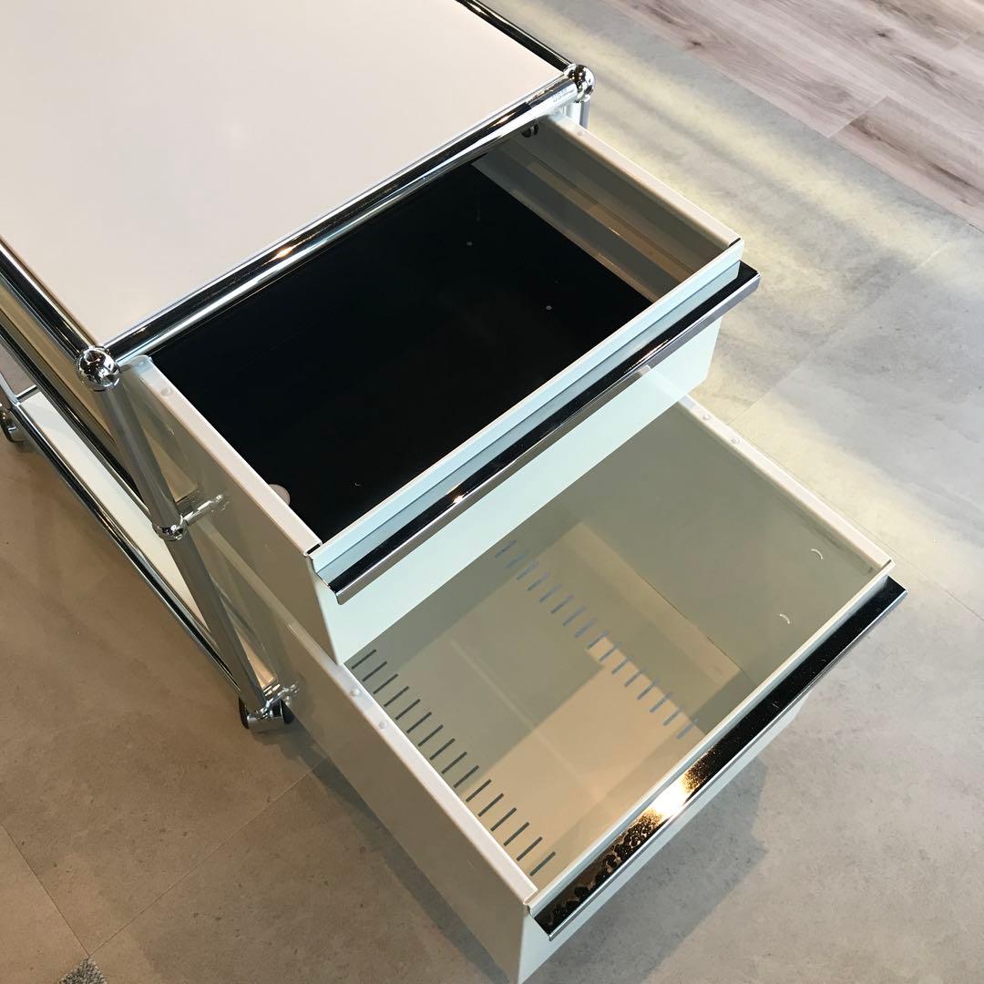 USMハラー ロールボーイ 2段キャスター ワゴン