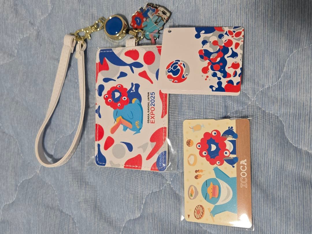 渡*樹様 完売品　万博限定ミャクミャク記念ICOCA + 合皮パスケースセット