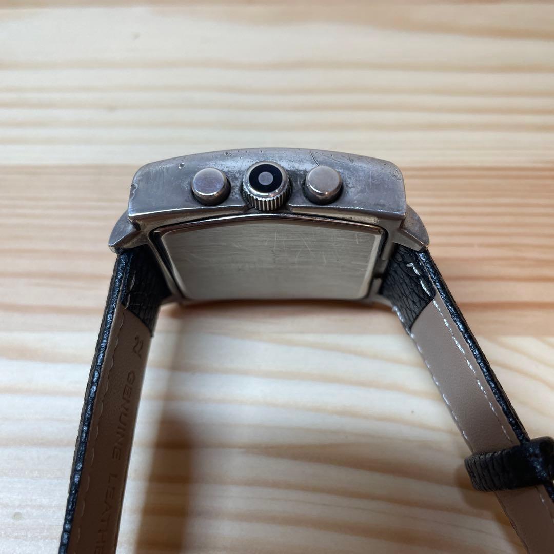 希少！☆シルバー925無垢☆電池交換済み☆ポールスミス　スクエアクロノ時計☆