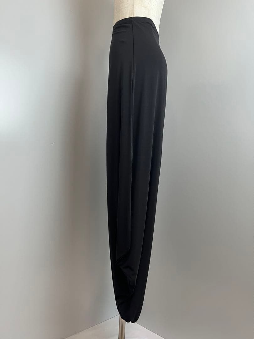 ブラック サルエルパンツ ハイウエスト　ストレッチ　ヨガ　ダンス　レディース