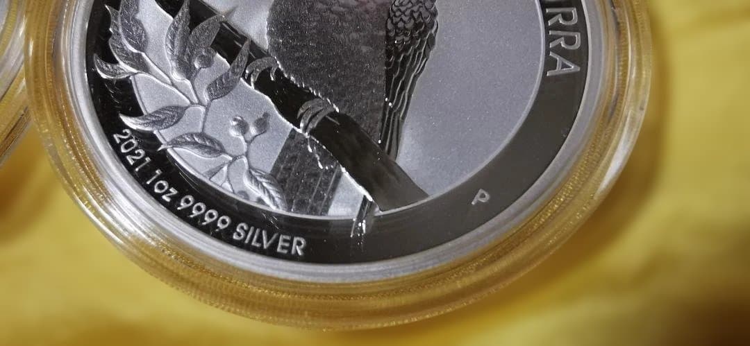 チ*イ様 2021年☆クッカバラ☆カワセミ純銀貨☆1オンス☆新品未使用品☆五枚セ