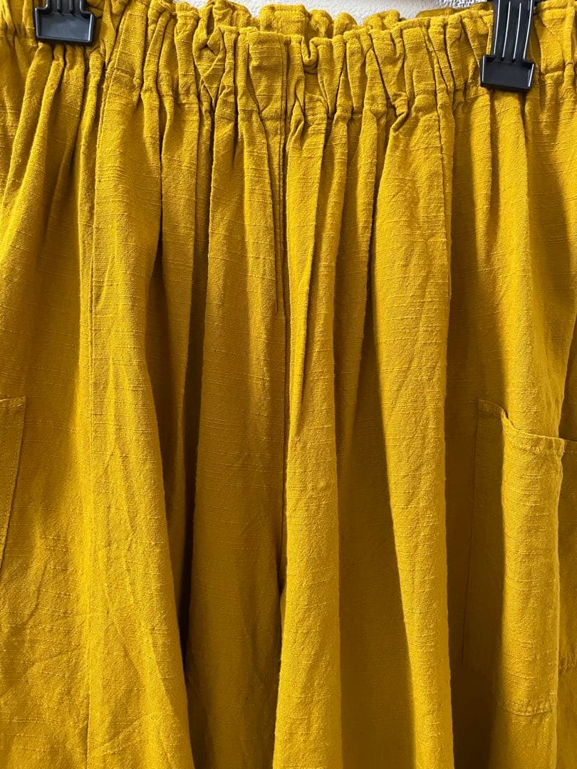 ヤンマ産業 キュロット ロング丈 からし