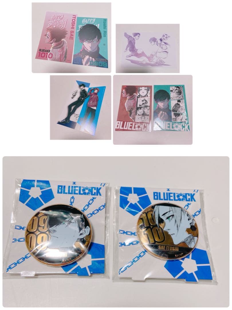ブルーロック　メタル　缶バッジ　誕生日　バースデー　糸師　セット